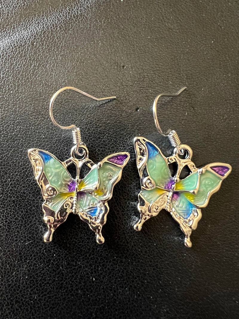 Multi Colored Butterfly Jewelry-Choose Your Type