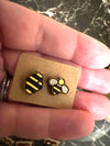 Hand Made Hand Painted Wooden Bee Themed Earrings-Choose Style