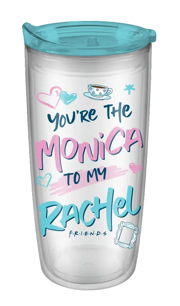 You're the Monica to My Rachel Friends 20oz Double Wall Travel Tumbler w/ Slide Close Lid