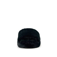 Nest Brand Women's Geneva Faux Fur Slipper-Black
