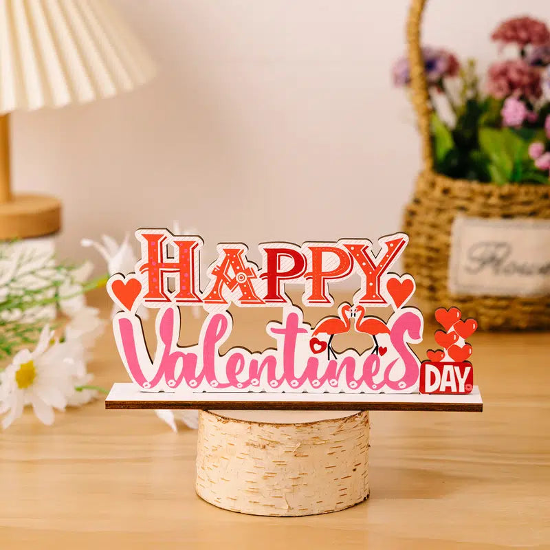 Valentine's Wooden Tabletop Sign-Choose Style