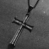 "I Can Do All Things Through Christ" Cross Necklace-Choose Color