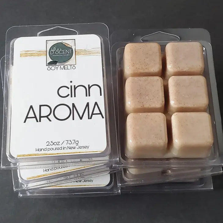 Cinnamon cinnAROMA Aromatherapy Soy Collection  2.5oz Soy Melts in Clamshell