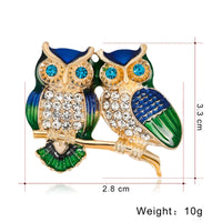 Owl Brooch Pin