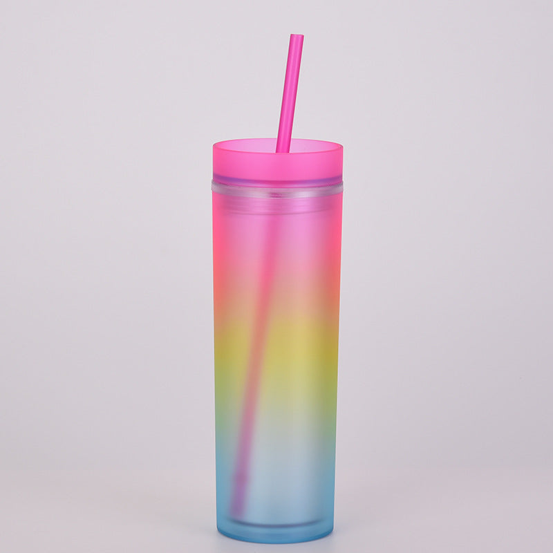 16 oz Gradient Tumbler with Straw Make a Selection