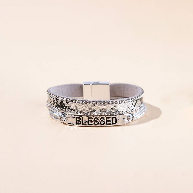 Magnetic Closure Inspirational Bracelets-Choose Your Style