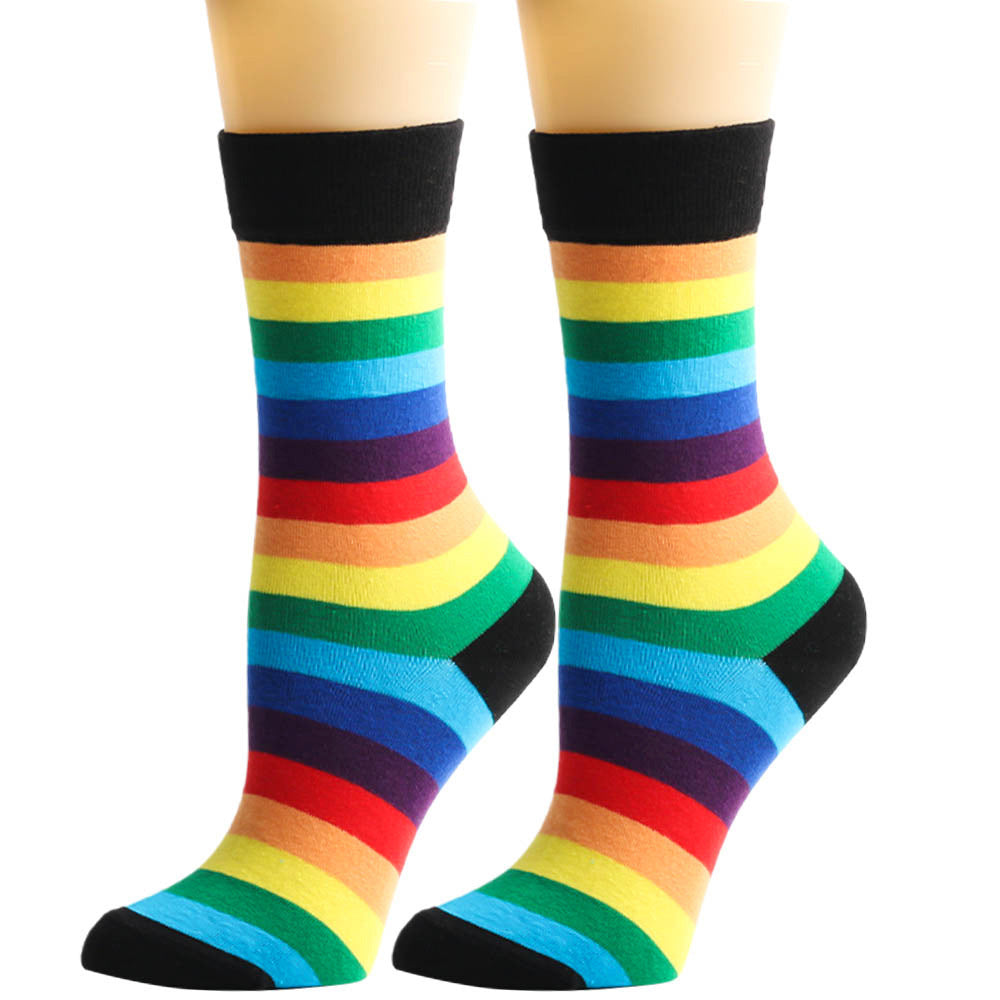 One Size Rainbow Socks