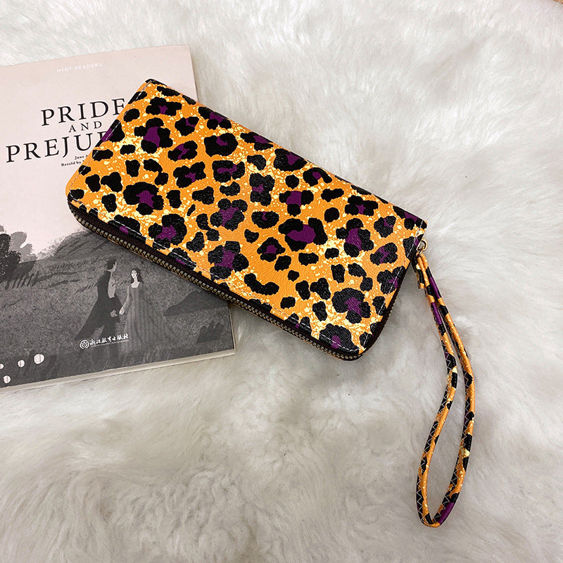 Faux Leather Animal Print Zip Around Wallet-Multiple Styles Available