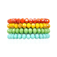 Crystal Stretch Bracelet Stacks-Multiple Colors Available