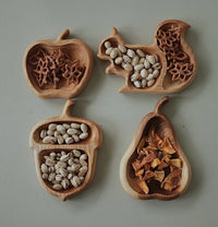 Solid Wood Serving/Snack Dishes-Choose Shape