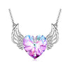 Winged Heart Short Necklace