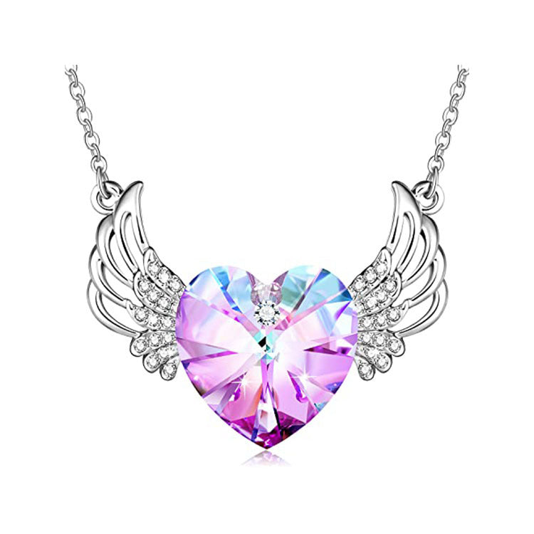 Winged Heart Short Necklace