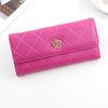 Faux Leather Quilted Crown Accent Wallets-Multiple Colors Available