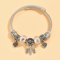 Adjustable Bangle Charm Bracelet-Choose Style