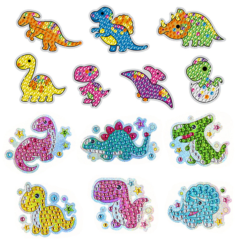 Dinosaur Diamond Art Sticker Set