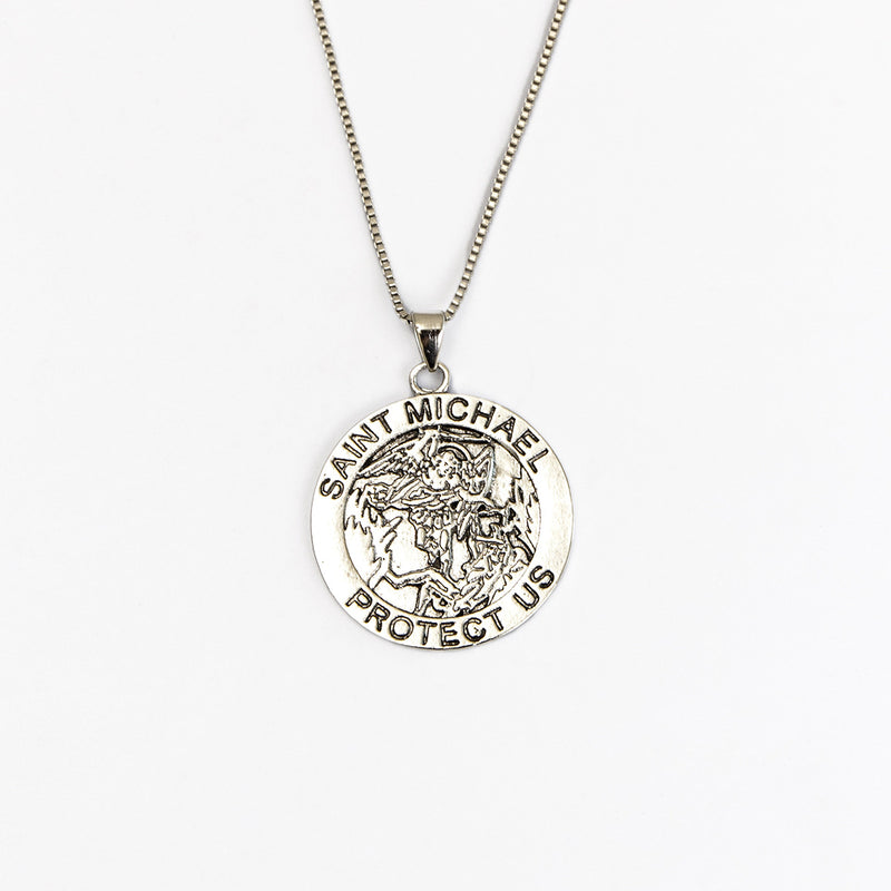 Saint Michael Medallion Necklace