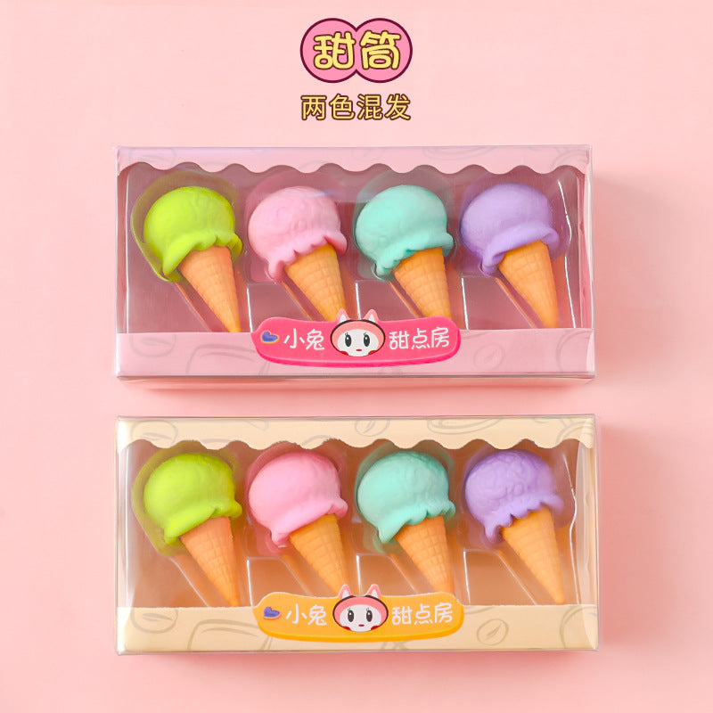 Adorable Food Erasers Pack-Choose Style