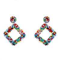 Beaded Post Earrings-Choose Your Color