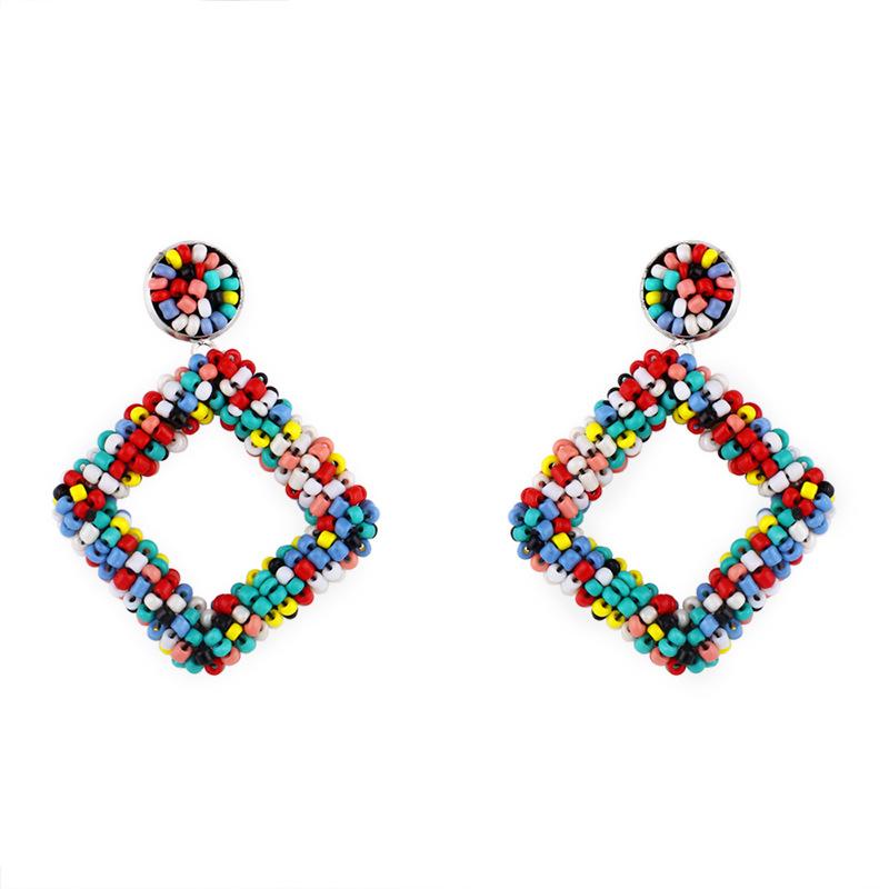 Beaded Post Earrings-Choose Your Color