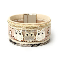 Magnetic Owl Bracelets-Choose Your Color