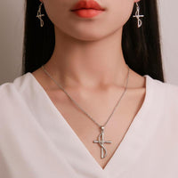 Cross Necklace Or Earrings-Make a Selection