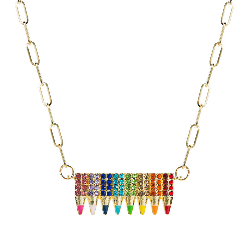 Blingy Crayon Necklace