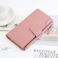 Faux Leather Wallets with Multiple Card Slots-Choose Color