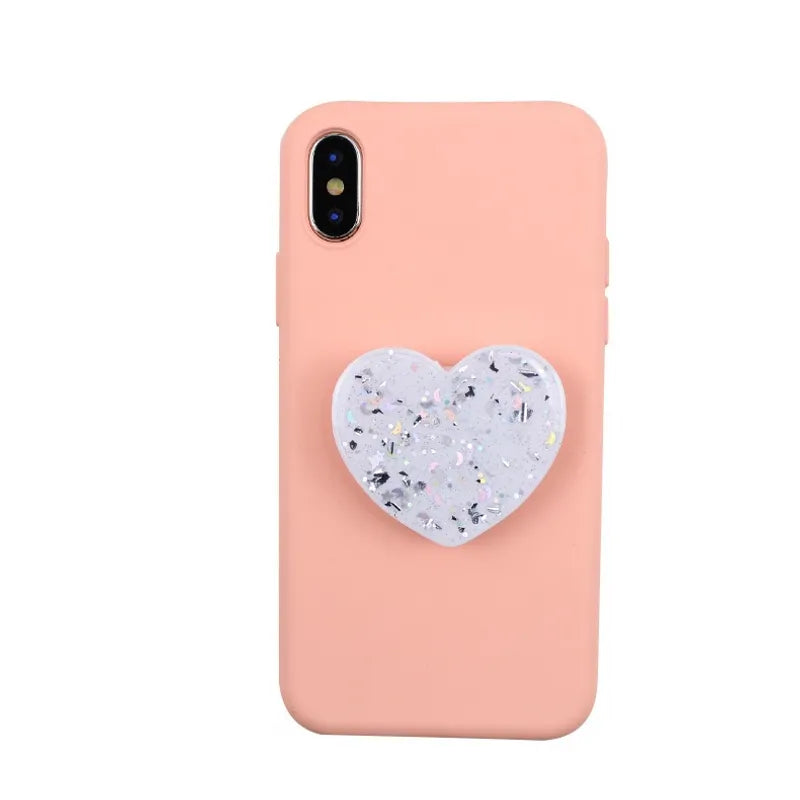 Glittery Phone Grips-Choose Color and Shape