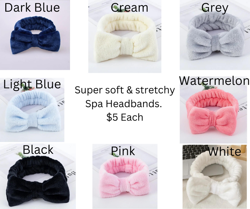 Super Soft Stretchy Spa Headbands-Choose Your Color