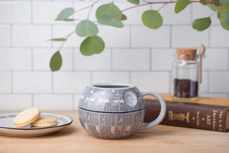 Star Wars Death Star 3D Sculpted Ceramic Mug, 20 Ounces