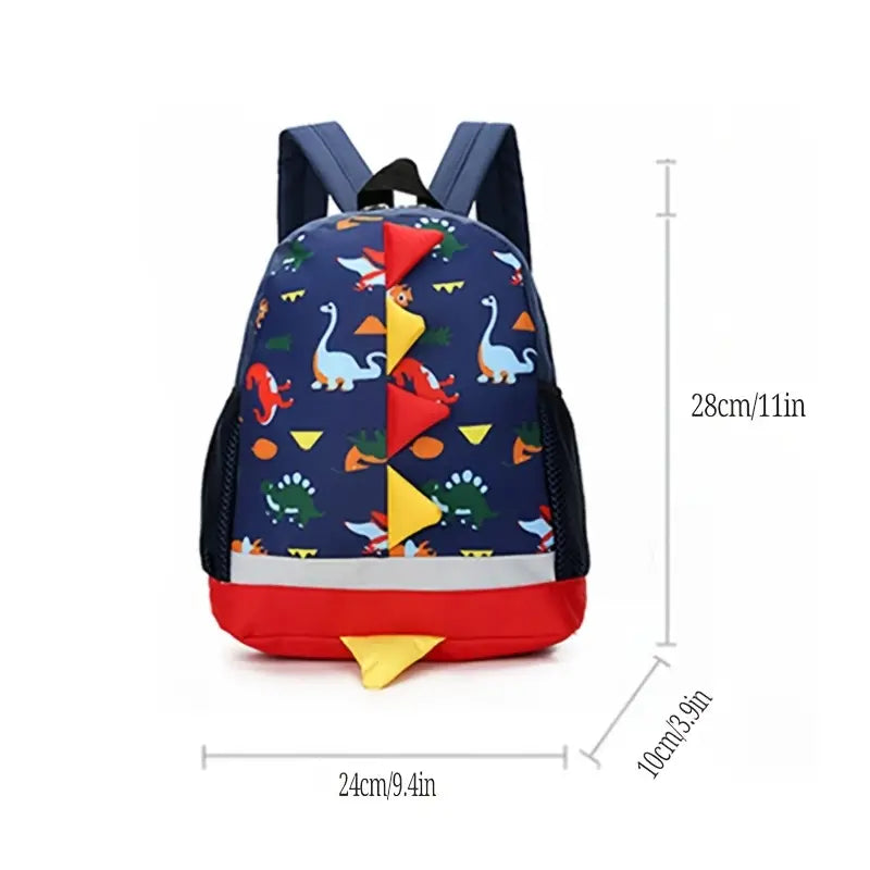 Dinosaur Canvas Backpack with Scales