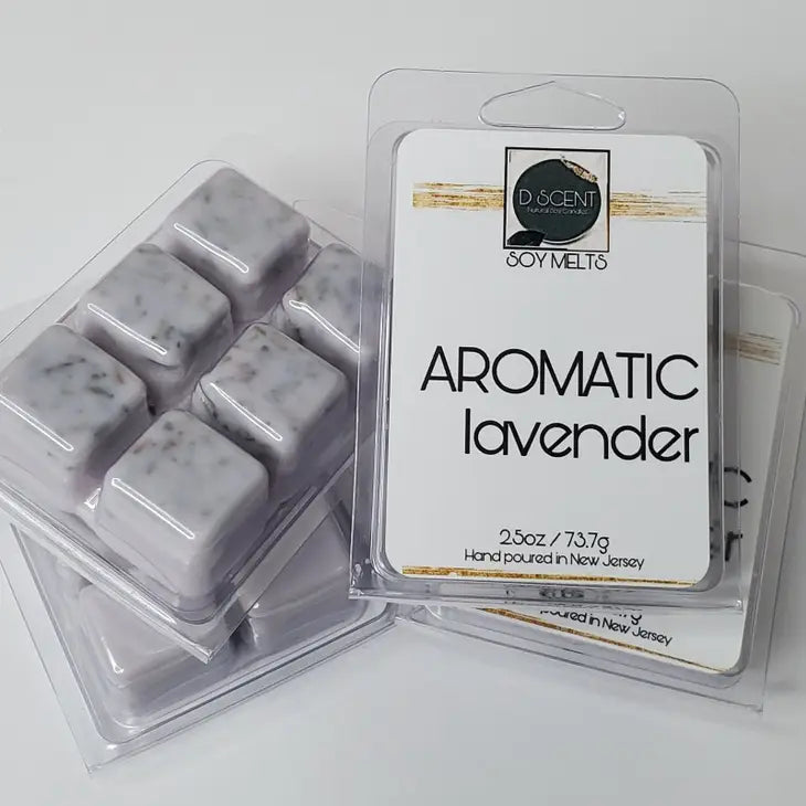 Aromatic Lavender Soy Wax Melts Clamshell