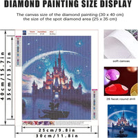 Frameless Diamond Painting Kit Castle