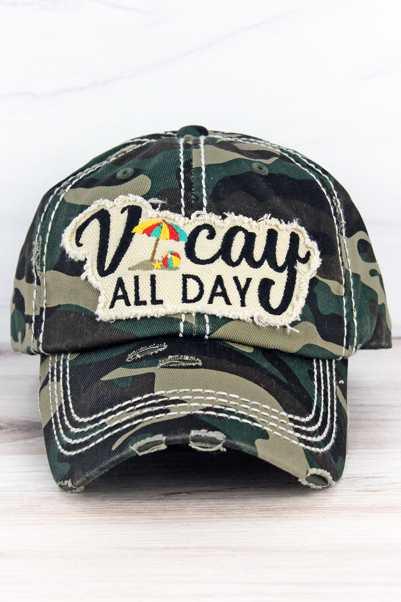 Distressed Vacay All Day Hat