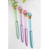 Crystal Ball Topped Ballpoint Pens-Choose Color